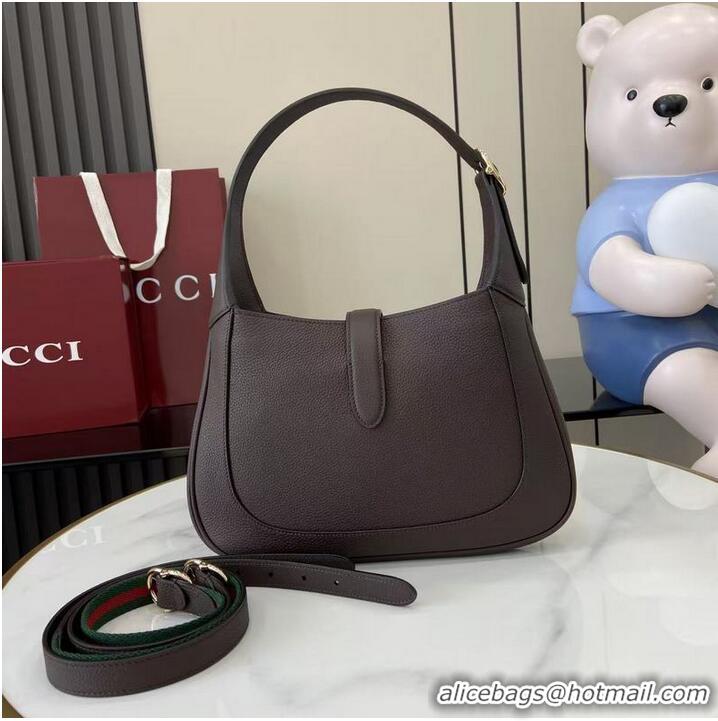 Best Price Gucci Jackie 1961 Medium Bag ‎In Grain Leather 810232 Coffee 2026