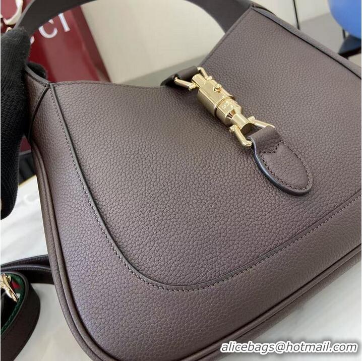 Best Price Gucci Jackie 1961 Medium Bag ‎In Grain Leather 810232 Coffee 2026