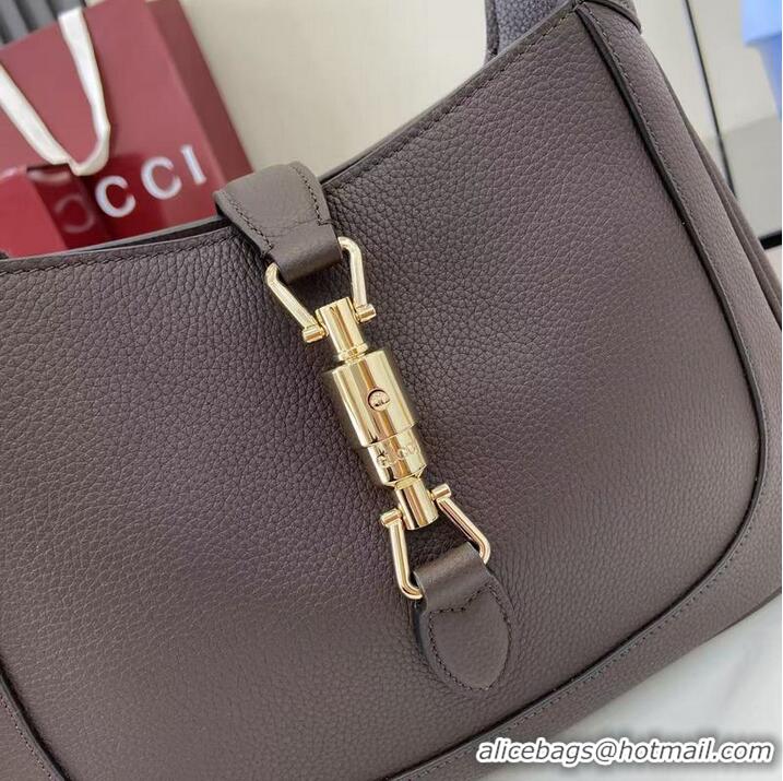 Best Price Gucci Jackie 1961 Medium Bag ‎In Grain Leather 810232 Coffee 2026