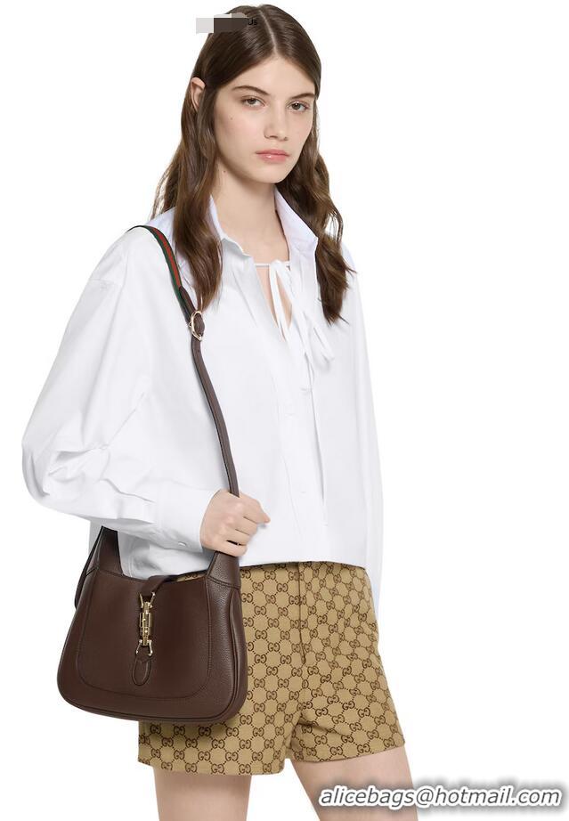 Best Price Gucci Jackie 1961 Medium Bag ‎In Grain Leather 810232 Coffee 2026