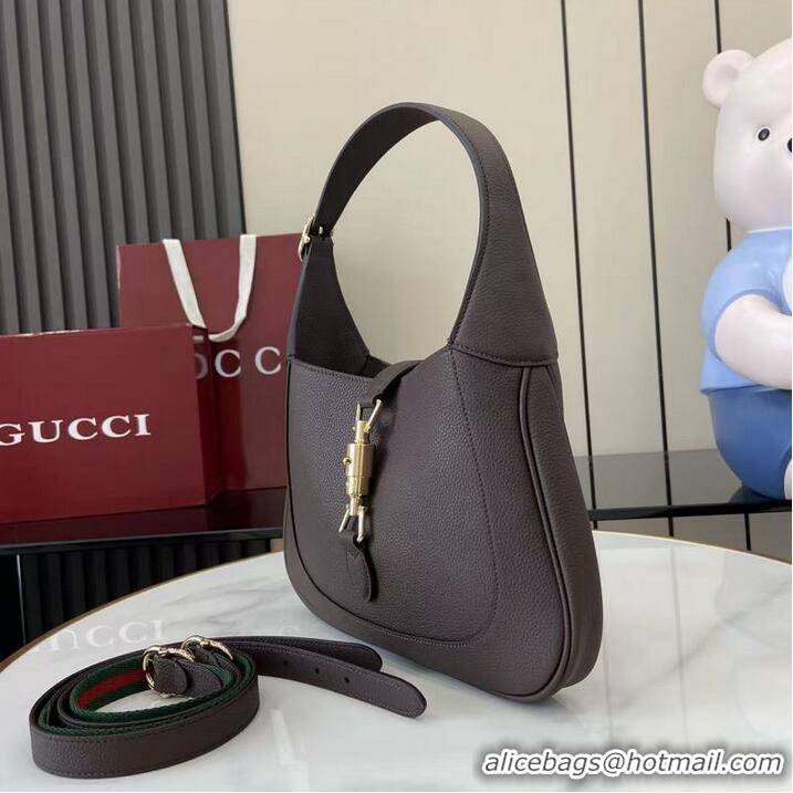 Best Price Gucci Jackie 1961 Medium Bag ‎In Grain Leather 810232 Coffee 2026