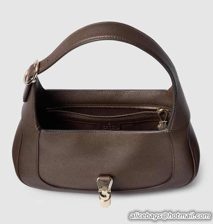 Best Price Gucci Jackie 1961 Medium Bag ‎In Grain Leather 810232 Coffee 2026
