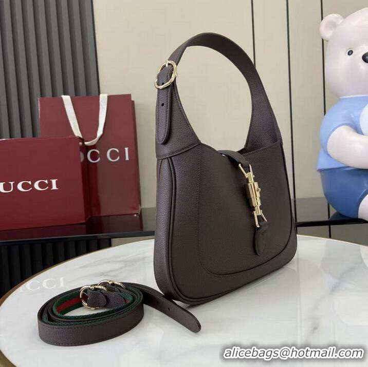 Best Price Gucci Jackie 1961 Medium Bag ‎In Grain Leather 810232 Coffee 2026