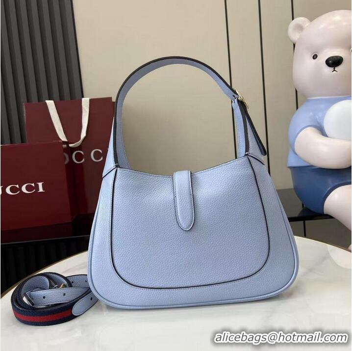 Trendy Design Gucci Jackie 1961 Medium Bag ‎In Grain Leather 810232 Light Blue 2026