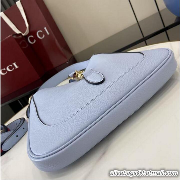 Trendy Design Gucci Jackie 1961 Medium Bag ‎In Grain Leather 810232 Light Blue 2026