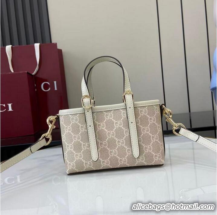 Good Taste Gucci GG Emblem Mini Bag ‎In Canvas ‎855491 Beige 2026