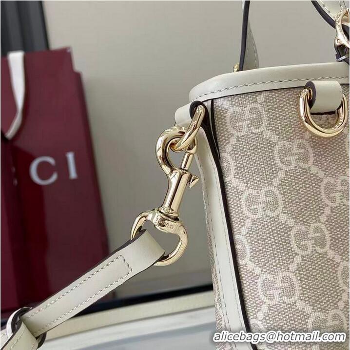 Good Taste Gucci GG Emblem Mini Bag ‎In Canvas ‎855491 Beige 2026