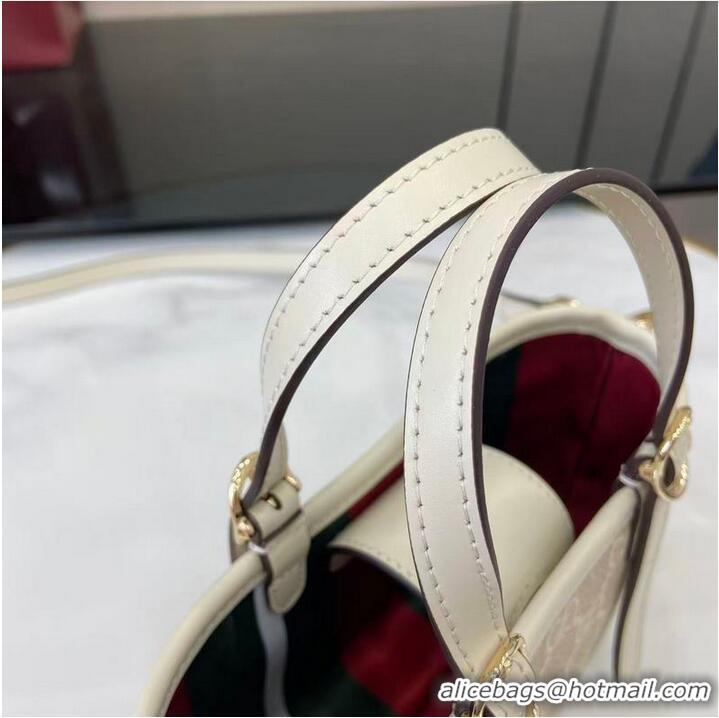 Good Taste Gucci GG Emblem Mini Bag ‎In Canvas ‎855491 Beige 2026