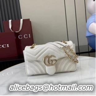 Buy Promotional Gucci GG Marmont Small Shoulder Bag 837280 White 2025