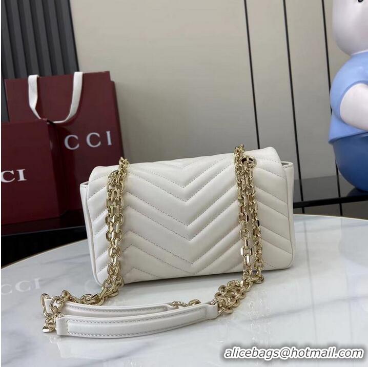 Buy Promotional Gucci GG Marmont Small Shoulder Bag 837280 White 2025