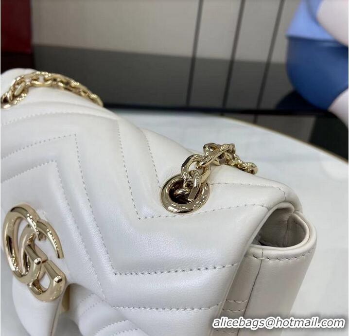 Buy Promotional Gucci GG Marmont Small Shoulder Bag 837280 White 2025