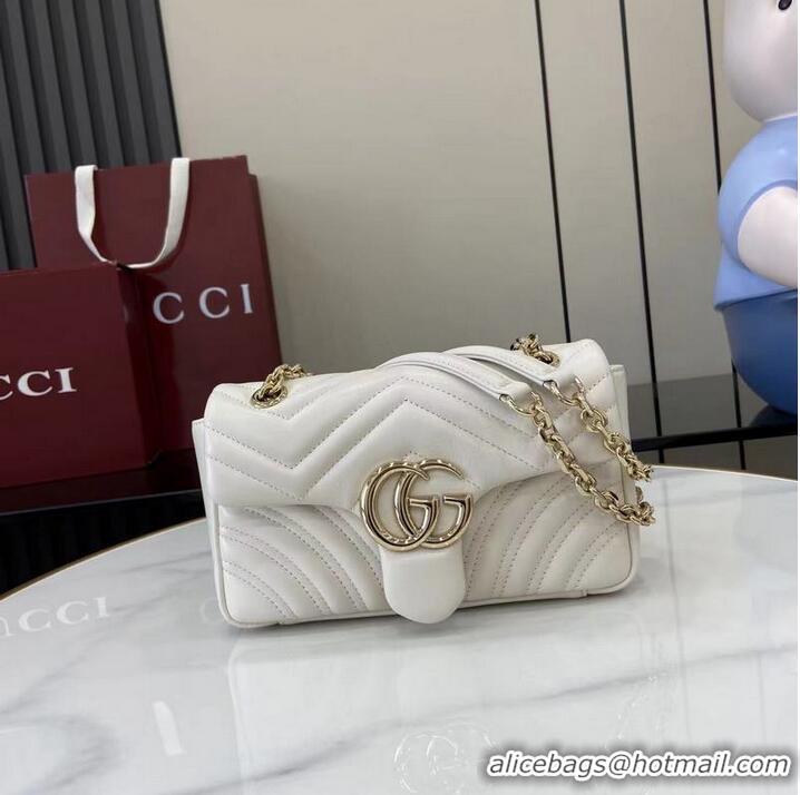 Buy Promotional Gucci GG Marmont Small Shoulder Bag 837280 White 2025