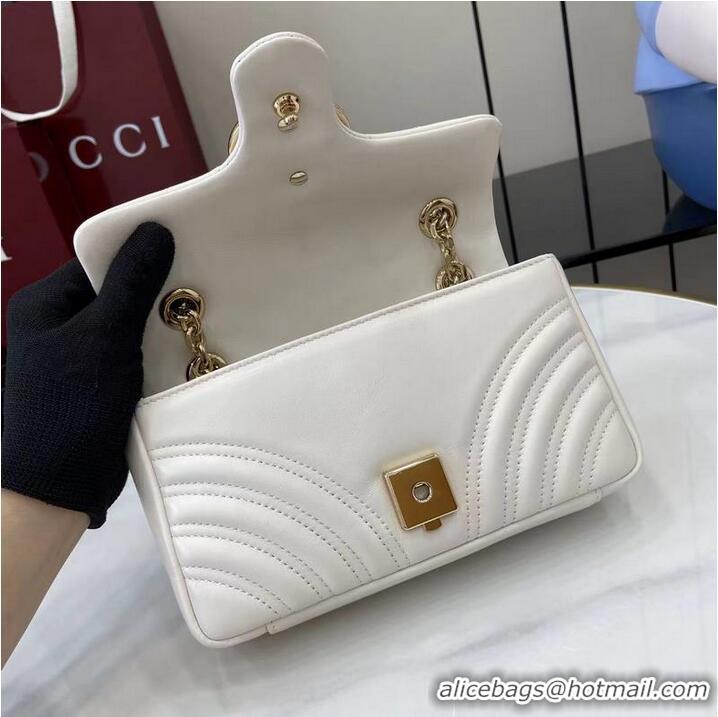 Buy Promotional Gucci GG Marmont Small Shoulder Bag 837280 White 2025