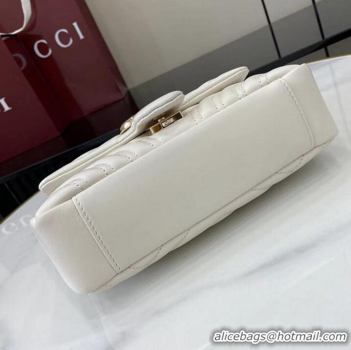 Buy Promotional Gucci GG Marmont Small Shoulder Bag 837280 White 2025
