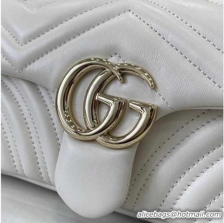 Buy Promotional Gucci GG Marmont Small Shoulder Bag 837280 White 2025
