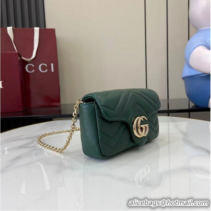 Good Taste Gucci GG Marmont Mini Shoulder Bag 841290 Green 2026