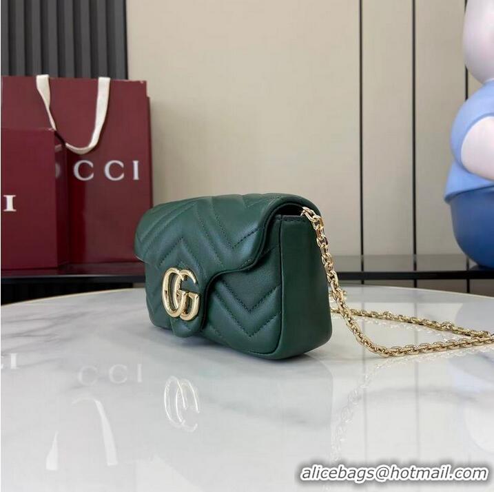 Good Taste Gucci GG Marmont Mini Shoulder Bag 841290 Green 2026