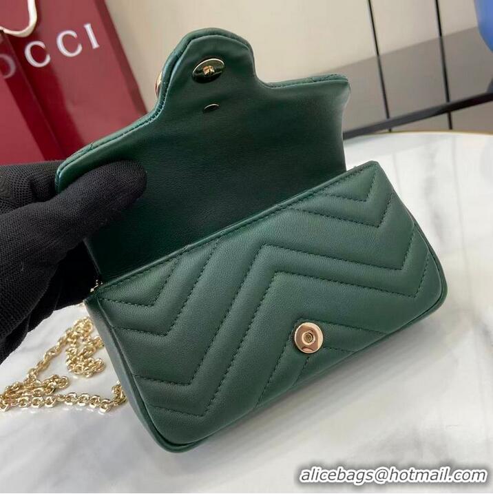 Good Taste Gucci GG Marmont Mini Shoulder Bag 841290 Green 2026