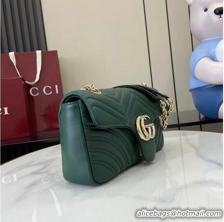 Shop Best Price Gucci GG Marmont Medium Shoulder Bag 837267 Green 2026
