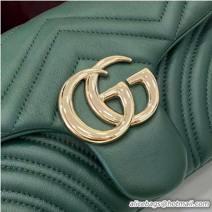 Shop Best Price Gucci GG Marmont Medium Shoulder Bag 837267 Green 2026