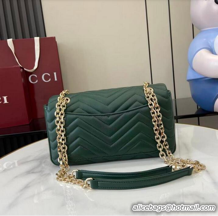 Shop Best Price Gucci GG Marmont Medium Shoulder Bag 837267 Green 2026