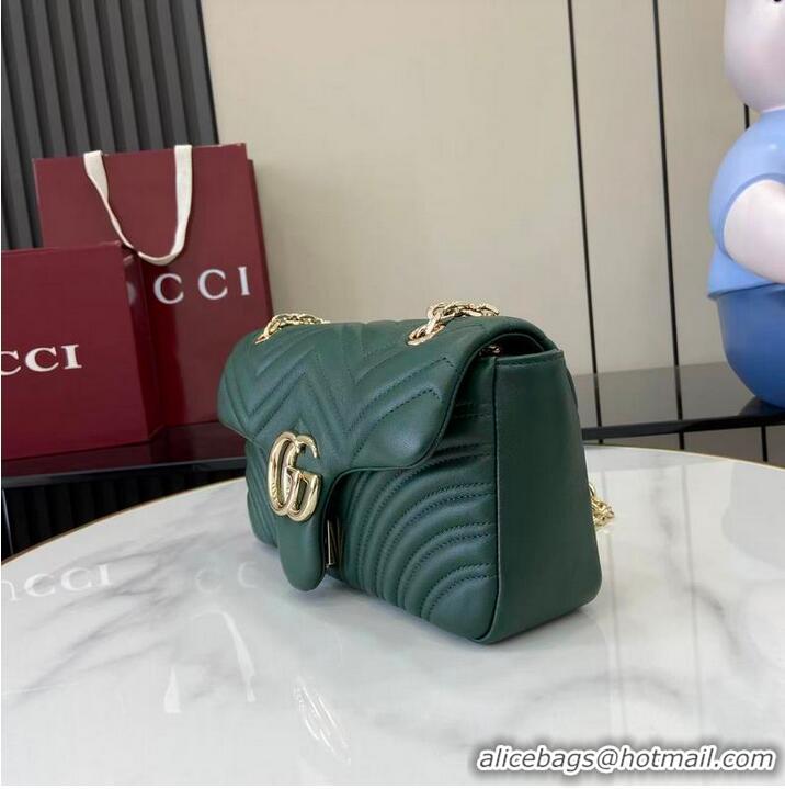 Shop Best Price Gucci GG Marmont Medium Shoulder Bag 837267 Green 2026