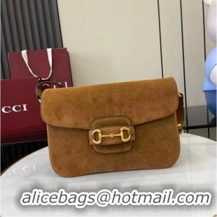 Top Quality Gucci Horsebit 1955 Aura Small Shoulder Bag 836890 Brown 2026