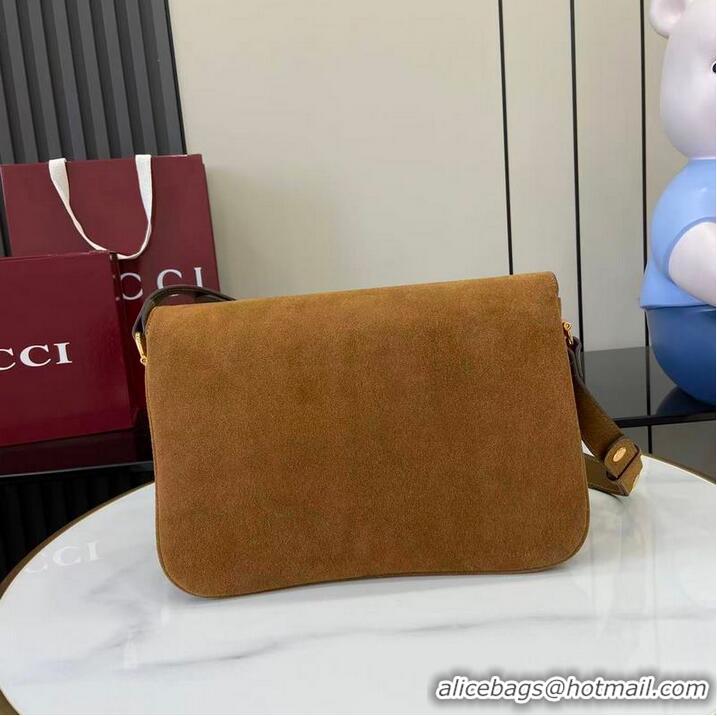 Top Quality Gucci Horsebit 1955 Aura Small Shoulder Bag 836890 Brown 2026