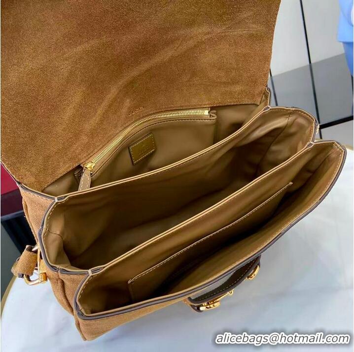 Top Quality Gucci Horsebit 1955 Aura Small Shoulder Bag 836890 Brown 2026