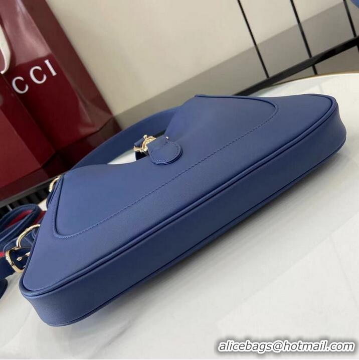Buy Cheap Gucci Jackie 1961 Medium Bag ‎In Smooth Leather 810232 Dark Blue 2026