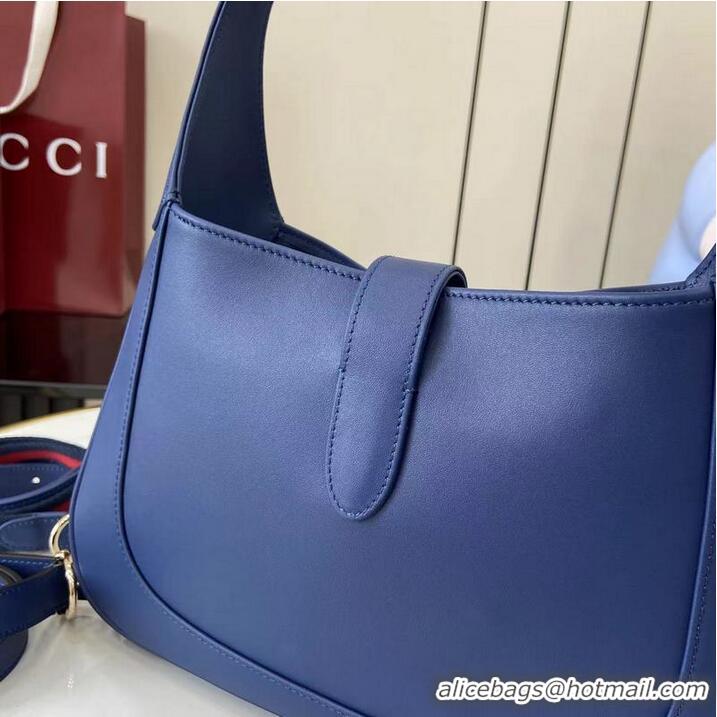 Buy Cheap Gucci Jackie 1961 Medium Bag ‎In Smooth Leather 810232 Dark Blue 2026