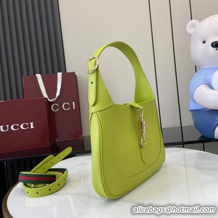 Buy Discount Gucci Jackie 1961 Medium Bag ‎In Smooth Leather 810232 Green 2026
