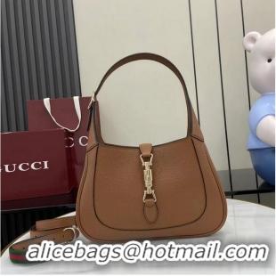 Inexpensive Gucci Jackie 1961 Medium Bag in Grainy Leather 810232 Brown 2026