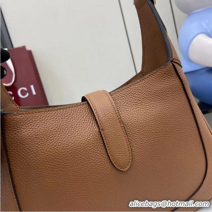 Inexpensive Gucci Jackie 1961 Medium Bag in Grainy Leather 810232 Brown 2026