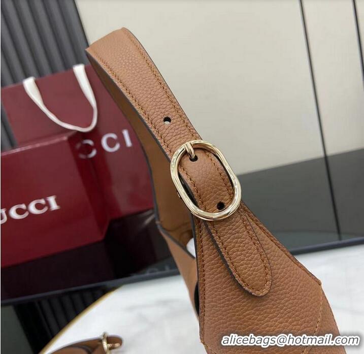 Inexpensive Gucci Jackie 1961 Medium Bag in Grainy Leather 810232 Brown 2026