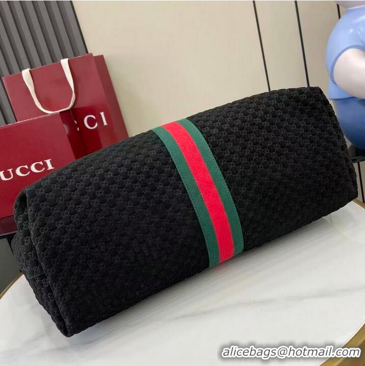 Grade Quality Gucci Giglio Large Tote Bag in GG Suede 853971 Black 2026