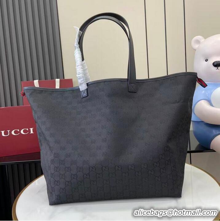 Top Grade Gucci GG Canvas Large Tote Bag 835567 Black 2026