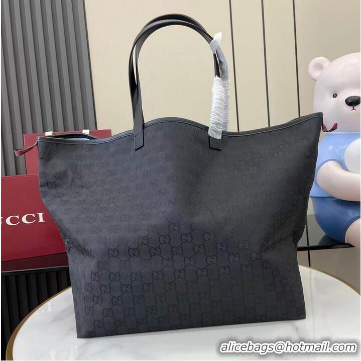Top Grade Gucci GG Canvas Large Tote Bag 835567 Black 2026