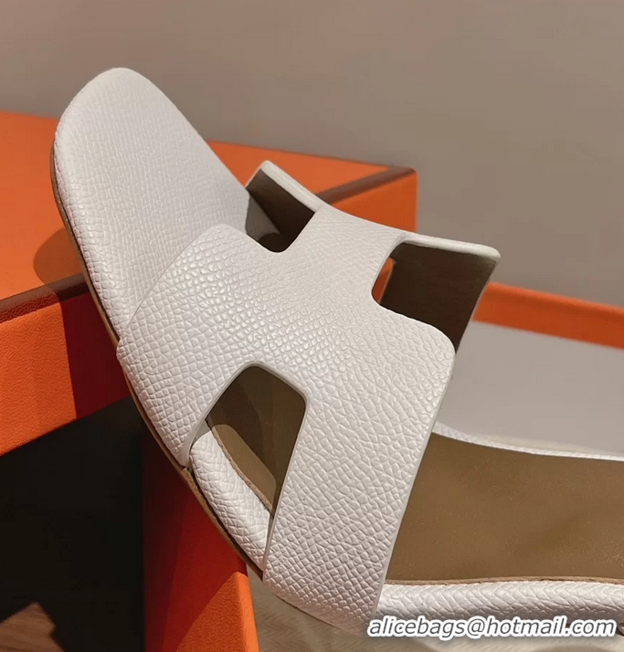 Purchase Hermes Holy High Heeled Sandals White Calf Leather 105MM 6053104