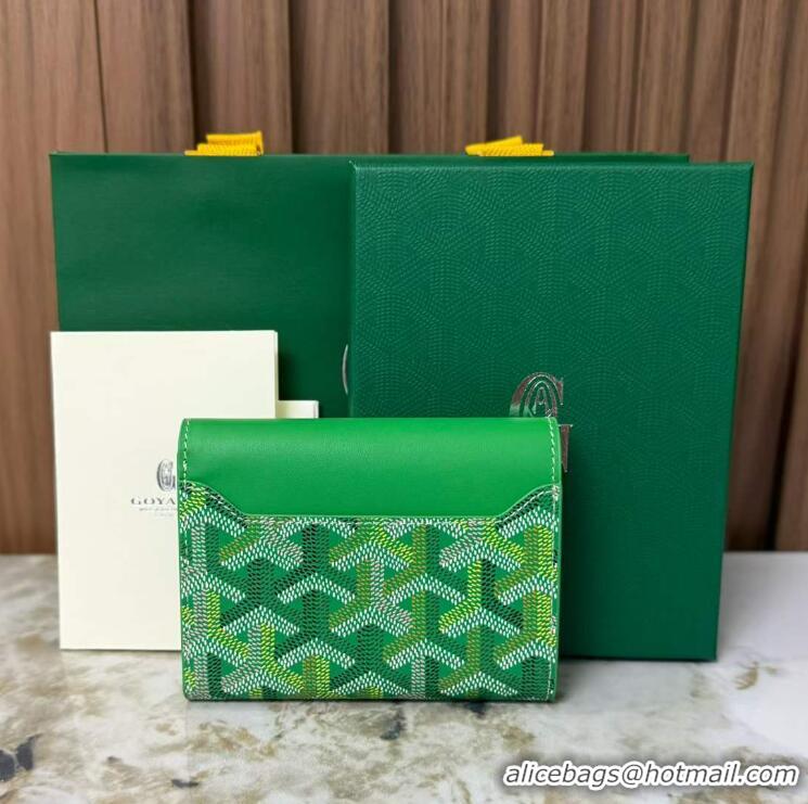 Buy Discount Goyard Saint-Gabriel Wallet 3319 Multicolored Meadow Green