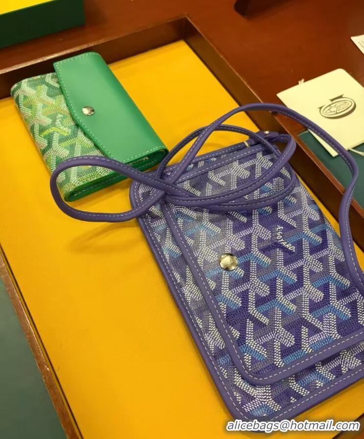 Buy Discount Goyard Saint-Gabriel Wallet 3319 Multicolored Meadow Green