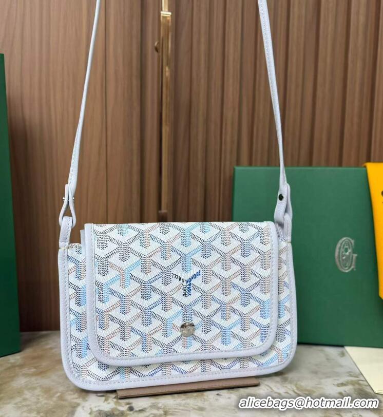 Inexpensive Goyard Plumet Pocket Wallet Mini Bag GY8015 Multicolored Polar Blue