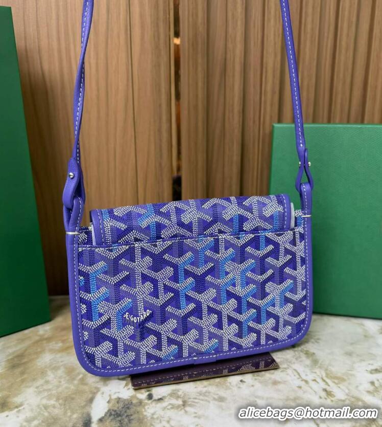 Promotional Goyard Plumet Pocket Wallet Mini Bag GY8015 Multicolored Blueberry Purple