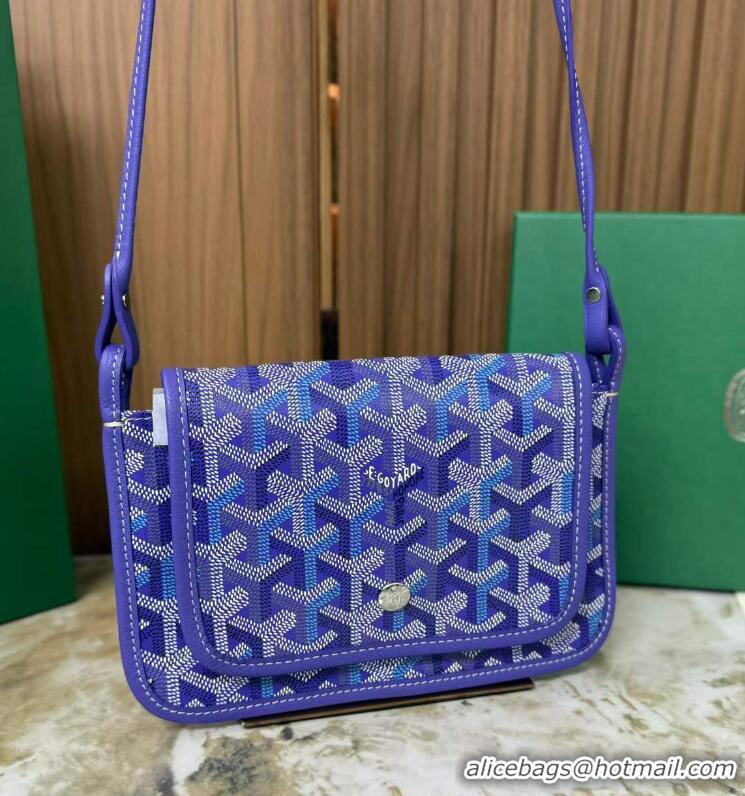 Promotional Goyard Plumet Pocket Wallet Mini Bag GY8015 Multicolored Blueberry Purple