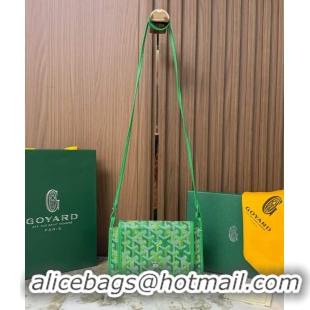 Top Quality Goyard Plumet Pocket Wallet Mini Bag GY8015 Multicolored Meadow Green