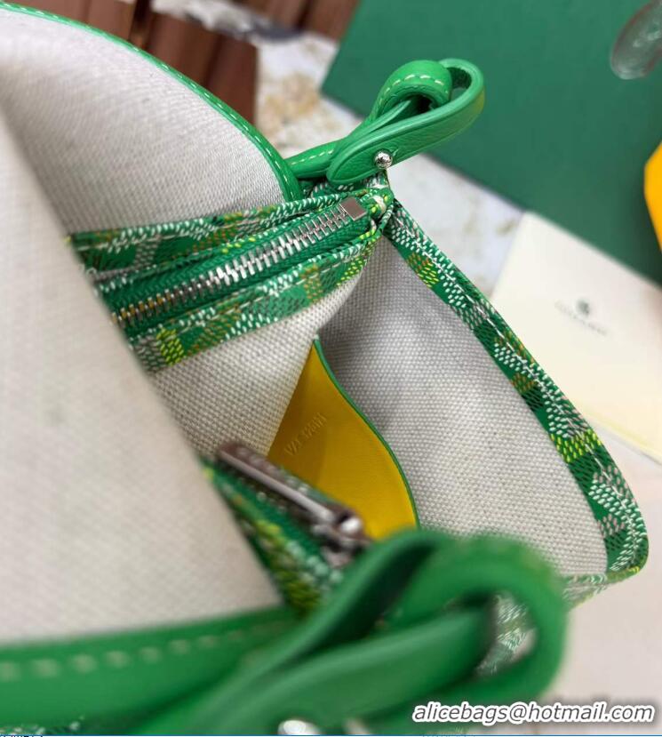 Top Quality Goyard Plumet Pocket Wallet Mini Bag GY8015 Multicolored Meadow Green