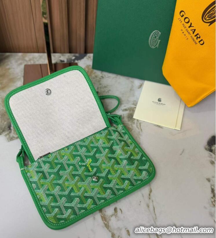 Top Quality Goyard Plumet Pocket Wallet Mini Bag GY8015 Multicolored Meadow Green