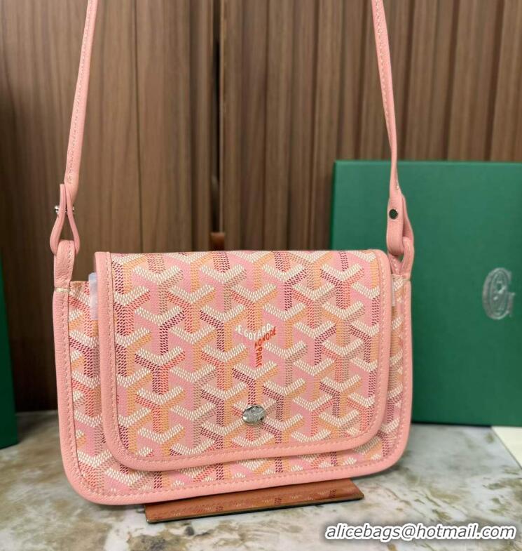 Well Crafted Goyard Plumet Pocket Wallet Mini Bag GY8015 Multicolored Powder Pink