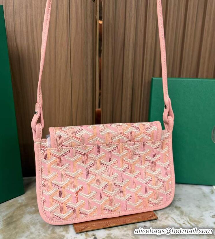 Well Crafted Goyard Plumet Pocket Wallet Mini Bag GY8015 Multicolored Powder Pink