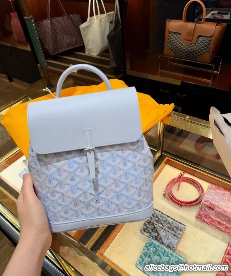 Low Cost Goyard Original Alpin Backpack Mini G8710 Multicolored Polar Blue